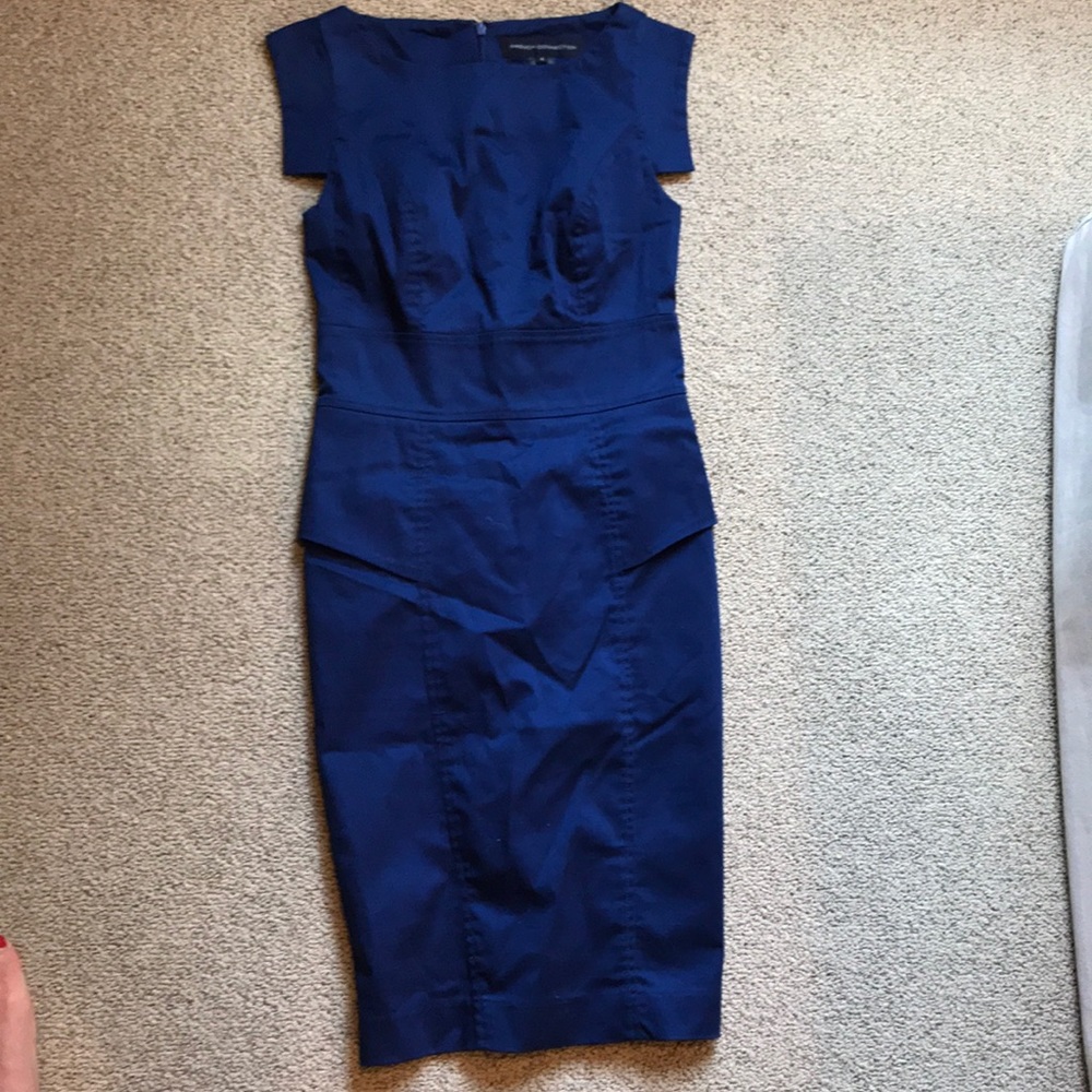 Navy French connection dress